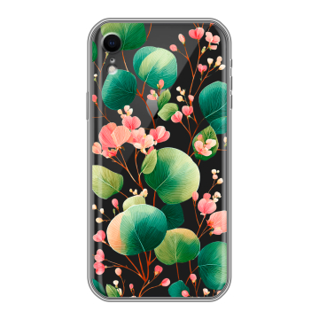 Силиконовый чехол на Iphone Xr с принтом женский