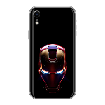 Силиконовый чехол на Iphone Xr с принтом IronMan Железный человек