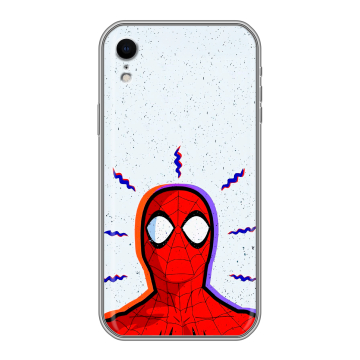 Силиконовый чехол на Iphone Xr с принтом Spiderman Человек паук