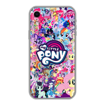 Силиконовый чехол на Iphone Xr с принтом My little pony Дружба чудо