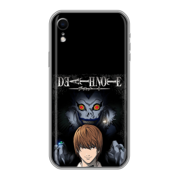 Силиконовый чехол на Iphone Xr с принтом Death note Тетрадь смерти