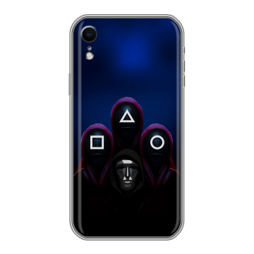 Силиконовый чехол на Iphone Xr с принтом Игра Кальмара