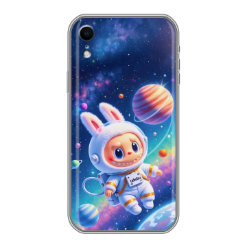 Силиконовый чехол на Iphone Xr с принтом Labubu Лабубу