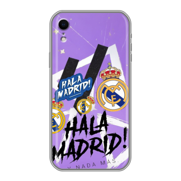 Силиконовый чехол на Iphone Xr с принтом Real Madrid Реал Мадрид