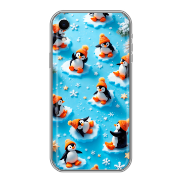 Силиконовый чехол на Iphone Xr с принтом Новый год