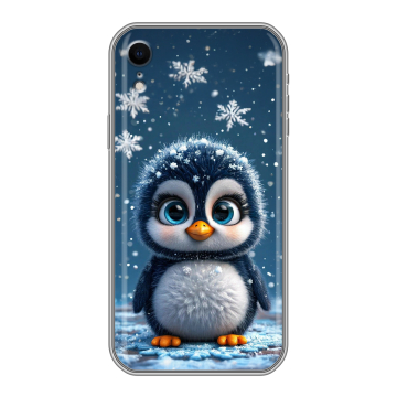 Силиконовый чехол на Iphone Xr с принтом Новый год