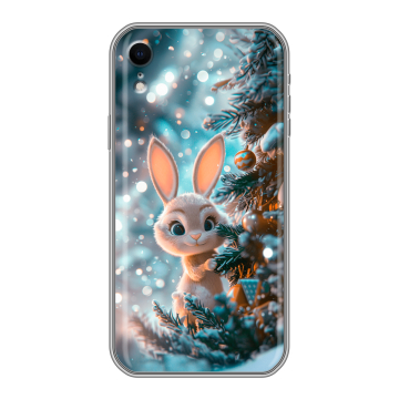 Силиконовый чехол на Iphone Xr с принтом Новый год Силиконовый чехол на Iphone Xr с принтом Новый год