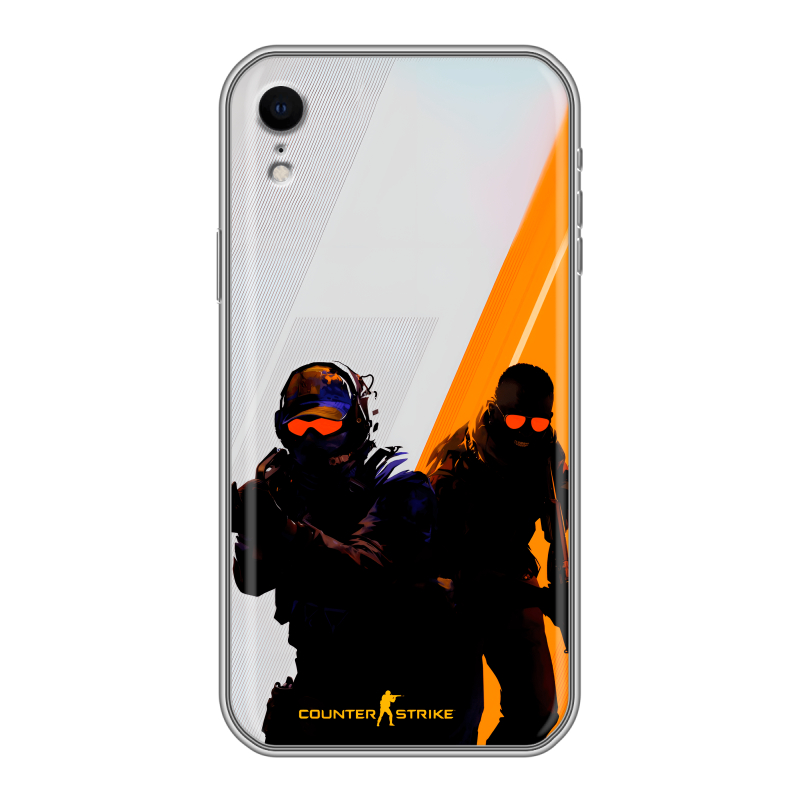 Силиконовый чехол на Iphone Xr с принтом Контер страйк Counter strike Силиконовый чехол на Iphone Xr с принтом Контер страйк Counter strike