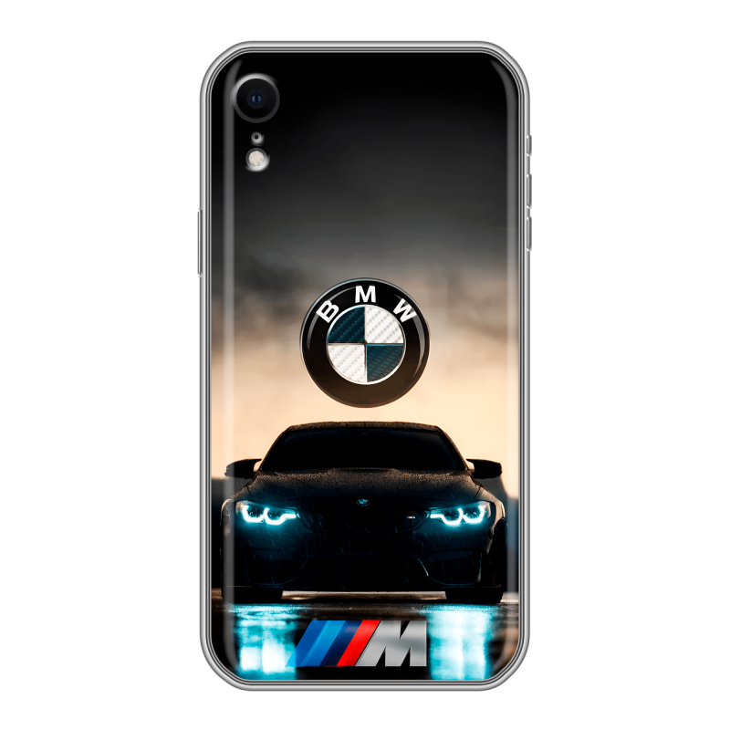 Силиконовый чехол на Iphone Xr с принтом БМВ BMW Силиконовый чехол на Iphone Xr с принтом БМВ BMW