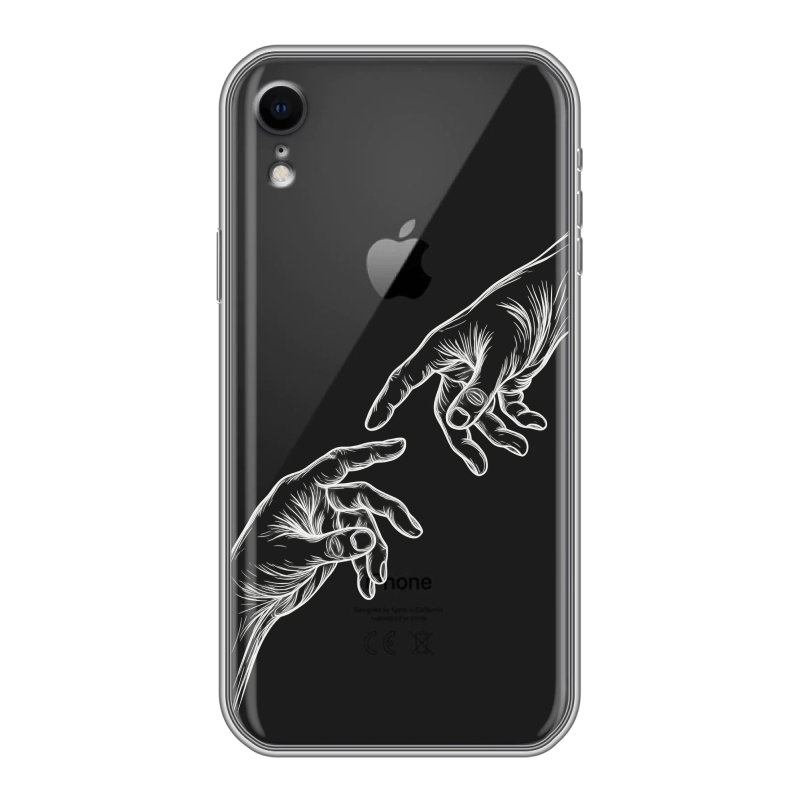 Силиконовый чехол на Iphone Xr с принтом Сотворение мира Силиконовый чехол на Iphone Xr с принтом Сотворение мира