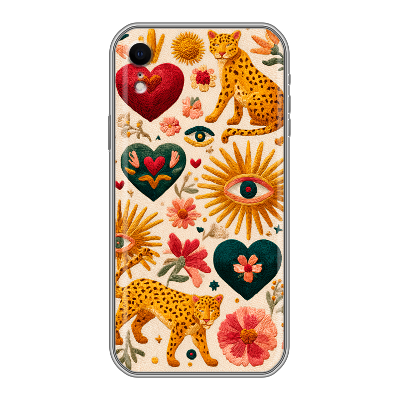 Силиконовый чехол на Iphone Xr с принтом Модный принт Силиконовый чехол на Iphone Xr с принтом Модный принт