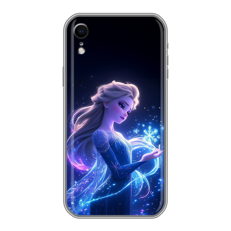 Силиконовый чехол на Iphone Xr с принтом Холодное сердце Frozen Силиконовый чехол на Iphone Xr с принтом Холодное сердце Frozen