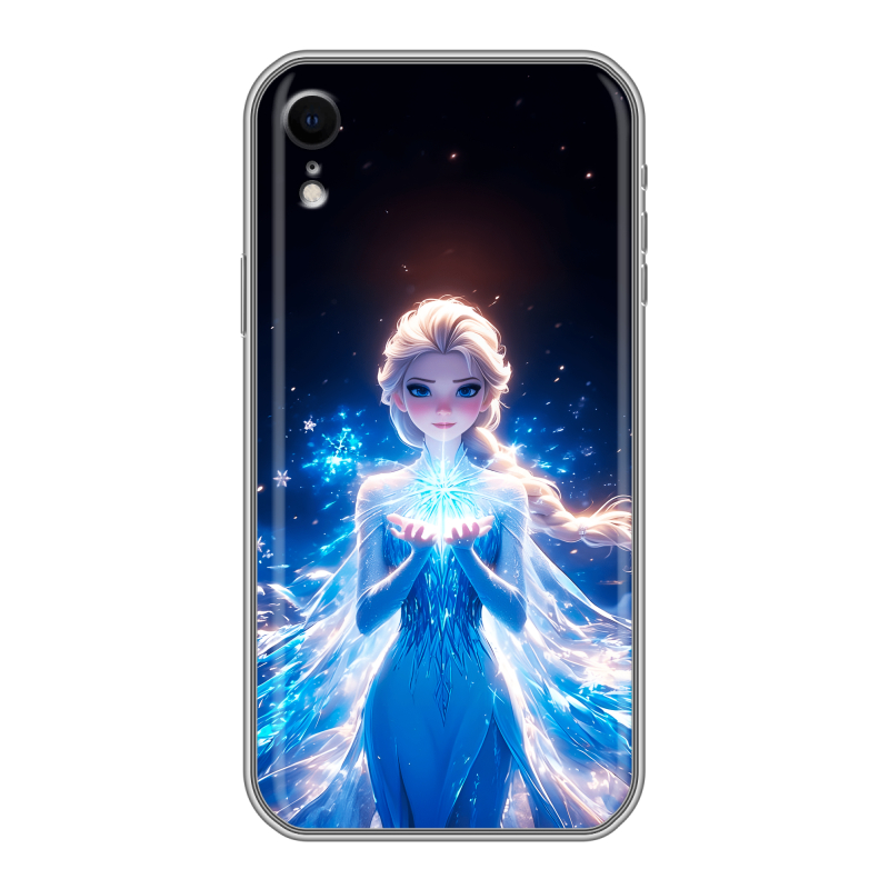 Силиконовый чехол на Iphone Xr с принтом Холодное сердце Frozen Силиконовый чехол на Iphone Xr с принтом Холодное сердце Frozen