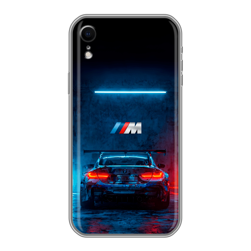 Силиконовый противоударный чехол на Iphone Xr с принтом BMW БМВ Силиконовый противоударный чехол на Iphone Xr с принтом BMW БМВ