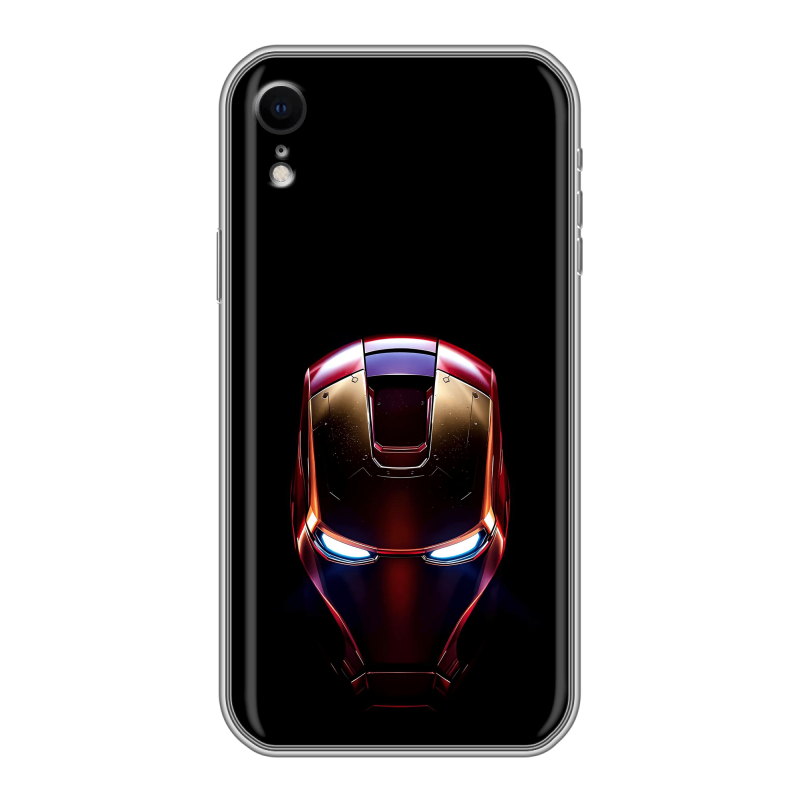 Силиконовый чехол на Iphone Xr с принтом IronMan Железный человек Силиконовый чехол на Iphone Xr с принтом IronMan Железный человек