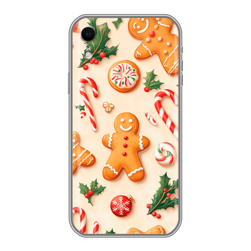Силиконовый чехол на Iphone Xr с принтом Новый год Силиконовый чехол на Iphone Xr с принтом Новый год