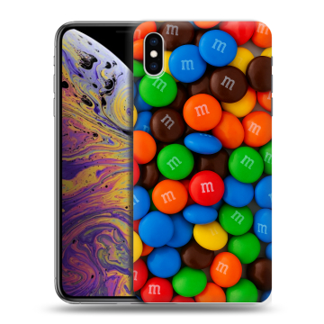 Силиконовый чехол на Iphone Xs Max с принтом Конфеты