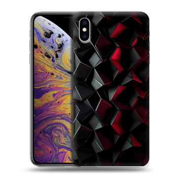 Силиконовый чехол на Iphone Xs Max с принтом Абстракция Силиконовый чехол на Iphone Xs Max с принтом Абстракция