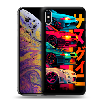 Силиконовый чехол на Iphone Xs Max с принтом Гоночные машины Силиконовый чехол на Iphone Xs Max с принтом Гоночные машины