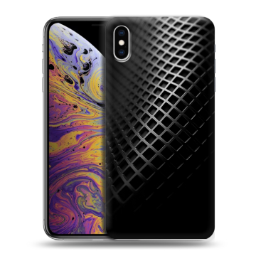 Силиконовый чехол на Iphone Xs Max с принтом Текстура металла Силиконовый чехол на Iphone Xs Max с принтом Текстура металла