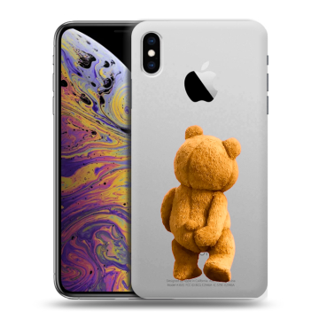 Силиконовый чехол на Iphone Xs Max с принтом Медведь Силиконовый чехол на Iphone Xs Max с принтом Медведь
