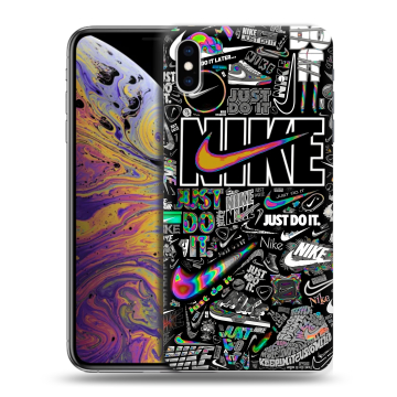 Силиконовый чехол на Iphone Xs Max с принтом Найк Силиконовый чехол на Iphone Xs Max с принтом Найк