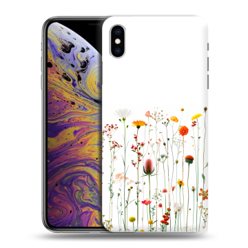 Силиконовый чехол на Iphone Xs Max с принтом цветы