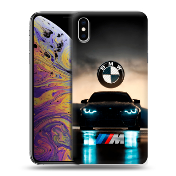 Силиконовый чехол на Iphone Xs Max с принтом БМВ BMW Силиконовый чехол на Iphone Xs Max с принтом БМВ BMW