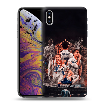 Силиконовый чехол на Iphone Xs Max с принтом Реал Роналдо Real Ronaldo Силиконовый чехол на Iphone Xs Max с принтом Реал Роналдо Real Ronaldo