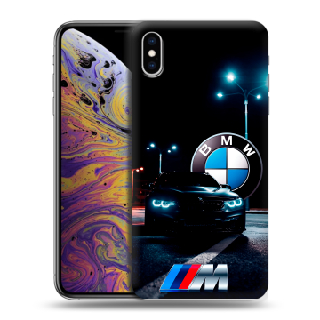 Силиконовый чехол на Iphone Xs Max с принтом БМВ BMW Силиконовый чехол на Iphone Xs Max с принтом БМВ BMW