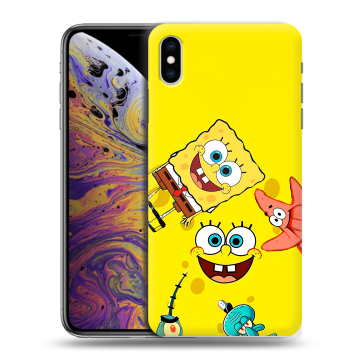 Силиконовый чехол на Iphone Xs Max с принтом Спанч боб Спанчбоб Силиконовый чехол на Iphone Xs Max с принтом Спанч боб Спанчбоб