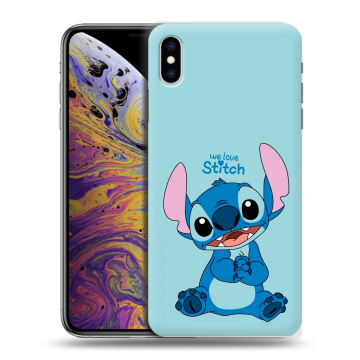 Силиконовый чехол на Iphone Xs Max с принтом Лило и Стич Силиконовый чехол на Iphone Xs Max с принтом Лило и Стич