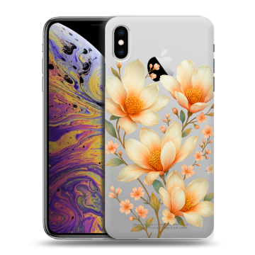 Силиконовый чехол на Iphone Xs Max с принтом Цветы