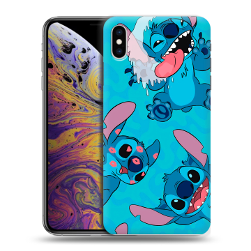 Силиконовый чехол на Iphone Xs Max с принтом Лило и Стич Силиконовый чехол на Iphone Xs Max с принтом Лило и Стич