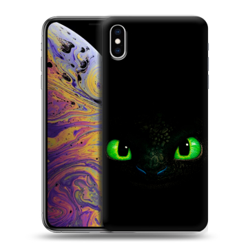 Силиконовый чехол на Iphone Xs Max с принтом Как приручить дракона Силиконовый чехол на Iphone Xs Max с принтом Как приручить дракона