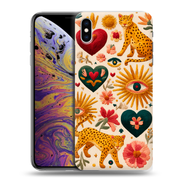 Силиконовый чехол на Iphone Xs Max с принтом Модный принт