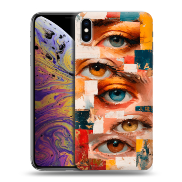 Силиконовый чехол на Iphone Xs Max с принтом Модный принт