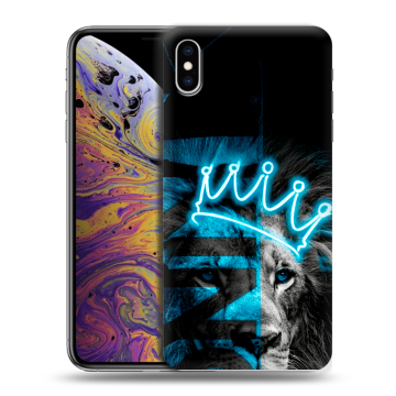 Силиконовый чехол на Iphone Xs Max с принтом Король лев