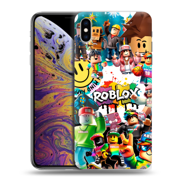 Силиконовый чехол на Iphone Xs Max с принтом Roblox Роблокс Силиконовый чехол на Iphone Xs Max с принтом Roblox Роблокс