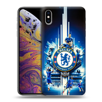 Силиконовый чехол на Iphone Xs Max с принтом Chelsea Челси