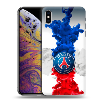 Силиконовый чехол на Iphone Xs Max с принтом PSG ПСЖ