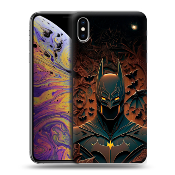 Силиконовый чехол на Iphone Xs Max с принтом Batman Бэтмен