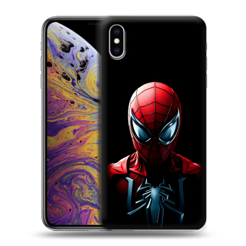 Силиконовый чехол на Iphone Xs Max с принтом Spiderman Человек паук Силиконовый чехол на Iphone Xs Max с принтом Spiderman Человек паук