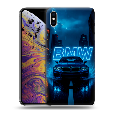Силиконовый чехол на Iphone Xs Max с принтом BMW БМВ Силиконовый чехол на Iphone Xs Max с принтом BMW БМВ