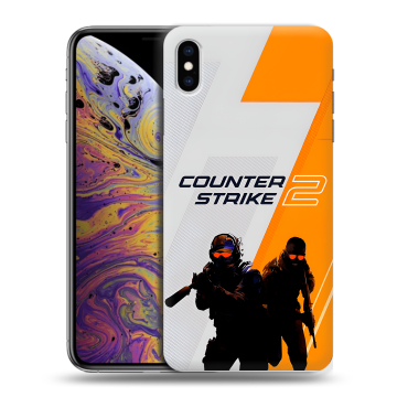 Силиконовый чехол на Iphone Xs Max с принтом Counter Strike