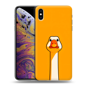 Силиконовый чехол на Iphone Xs Max с принтом Смешная утка