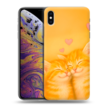 Силиконовый чехол на Iphone Xs Max с принтом Милые котята