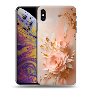 Силиконовый чехол на Iphone Xs Max с принтом женский