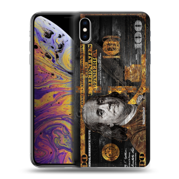 Силиконовый чехол на Iphone Xs Max с принтом Доллар деньги