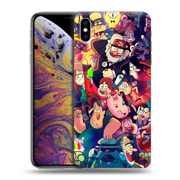 Силиконовый чехол на Iphone Xs Max с принтом Gravity Falls Гравити Фолз